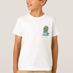 Grumpy Baby Dinosaur Eingewickelte Decke Kinder T-Shirt
