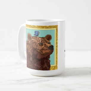 Grumpy Bär braucht morgendlichen Kaffee!Niedlich Kaffeetasse