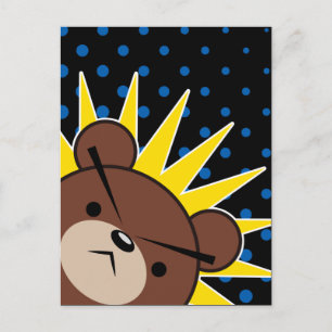 Grumpy Bear Roar Postkarte