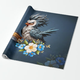 Grumpy Bird am Montag. Geschenkpapier