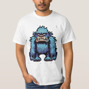 Grumpy Blue Sasquatch Variant 2 T - Shirt