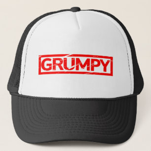 Grumpy Briefmarke Truckerkappe