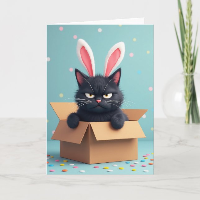 Grumpy Bunny Freund Lustige Karte (Vorderseite)