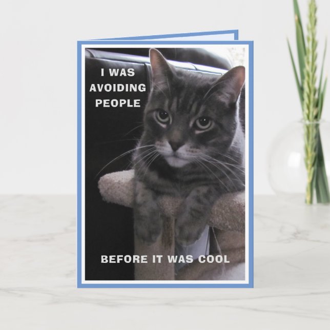 Grumpy Cat Birthday Card Karte (Vorderseite)