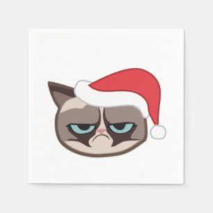 Grumpy Cat Christmas Napkins Serviette