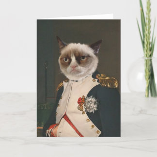 Grumpy Cat Classic Malerei Karte