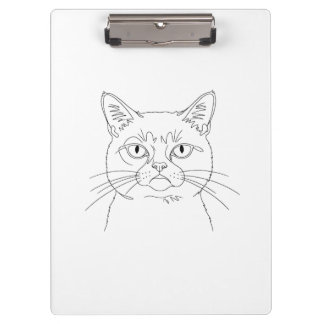 Grumpy Cat Clipboard Klemmbrett
