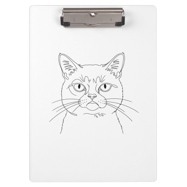 Grumpy Cat Clipboard Klemmbrett (Vorderseite)