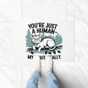 Grumpy Cat - 'Du bist nur ein Mensch, meine Mitarb Fußmatte