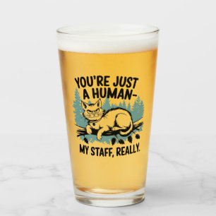 Grumpy Cat - 'Du bist nur ein Mensch, meine Mitarb Glas