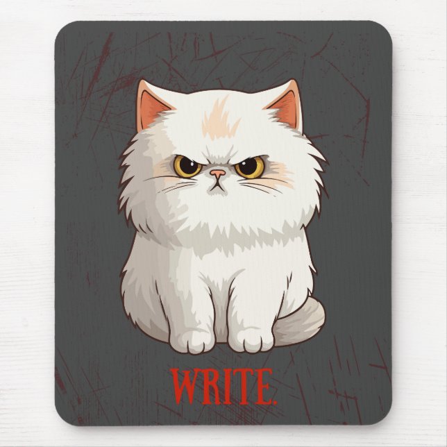 Grumpy Cat-Ermutigung Mousepad (Vorne)