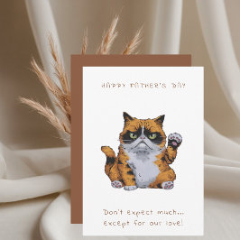 Grumpy Cat Father's Day Card Einladung