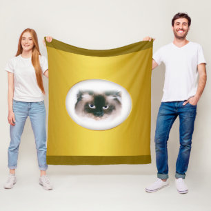 Grumpy Cat Fleecedecke