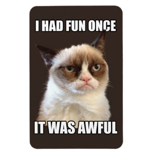 Grumpy Cat Flexible Magnet