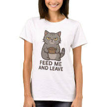 Grumpy Cat „Füttere mich und verschwinde“ Lustiges