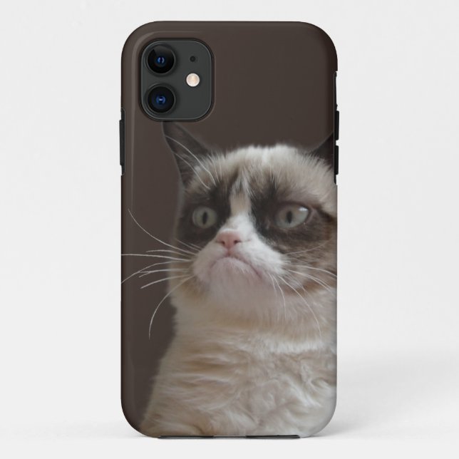 Grumpy Cat Glare Case-Mate iPhone Hülle (Rückseite)
