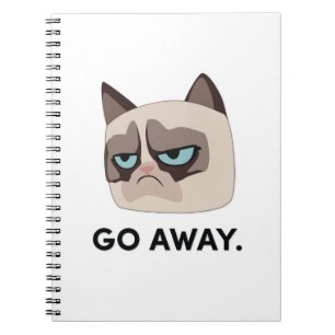 Grumpy Cat "Go Away" Sketch Notizblock