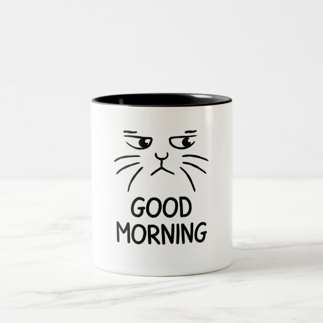 Grumpy Cat Good Morning Tasse (Mittel)
