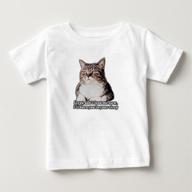 Grumpy Cat Meme für Katzenbesitzer und Kätzchenbes Baby T-shirt (Vorderseite)