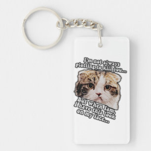 Grumpy Cat Meme für Katzenbesitzer und Kätzchenlie Schlüsselanhänger