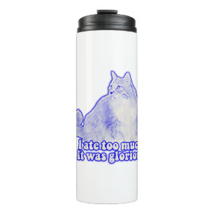 Grumpy Cat Meme für Katzenbesitzer und Kätzchenlie Thermosbecher