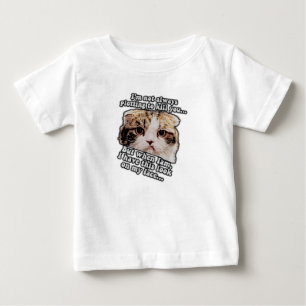 Grumpy Cat Meme für Katzenbesitzer und Katzenliebh Baby T-shirt