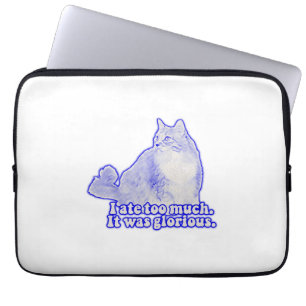 Grumpy Cat Meme für Katzenbesitzer und Katzenliebh Laptopschutzhülle