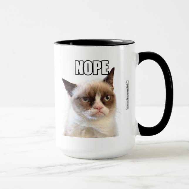 Grumpy Cat™ NOPE-Tasse Tasse (Rechts)