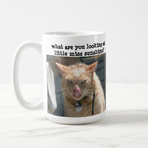 Grumpy Cat, sarkastisch, kleine Miss Sunshine Kaffeetasse
