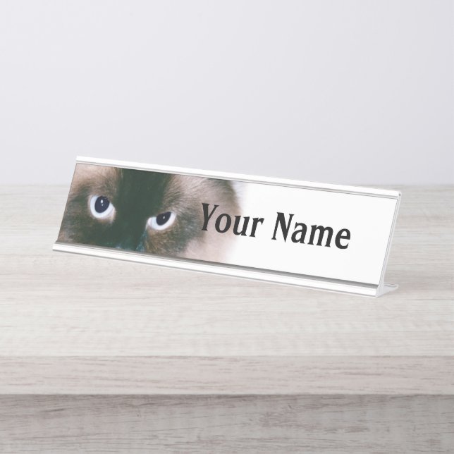 Grumpy Cat Schreibtischnamensplakette (Vorderseite )