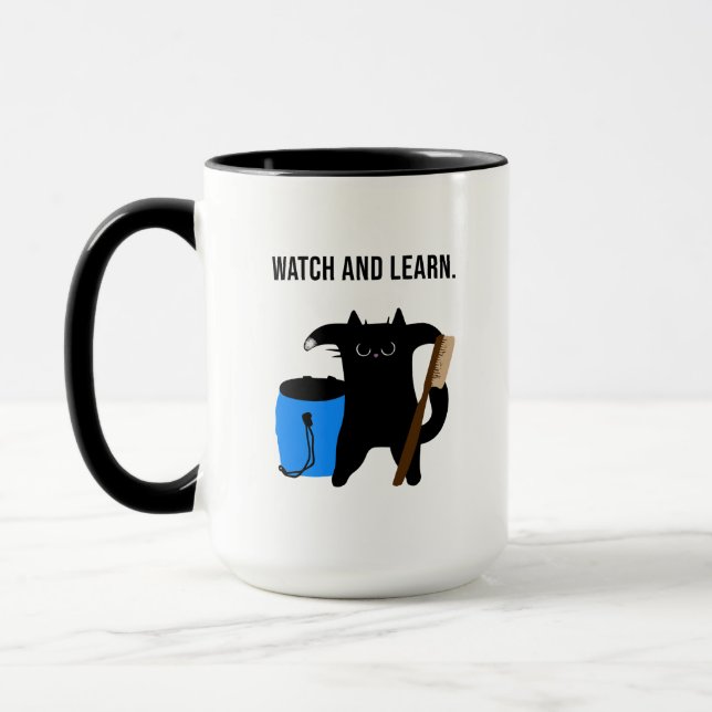 Grumpy Cat Teaches Climbing Collection Tasse (Links)