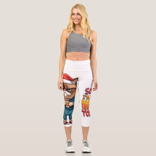 Grumpy Cat Weihnachtszeit Capri Leggings