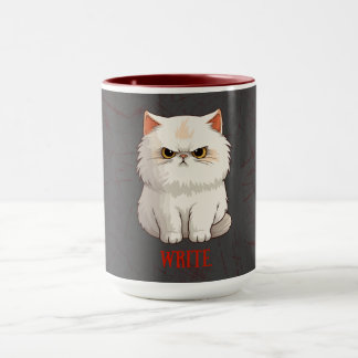 Grumpy Cat Writer Motivation Tasse