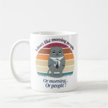 Grumpy Catful Coffee Morning Spaß Design