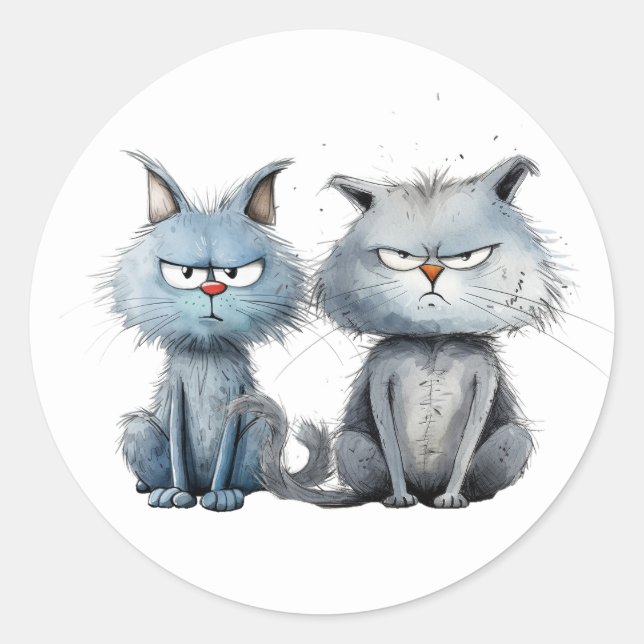 Grumpy Cats Stickers (Vorderseite)