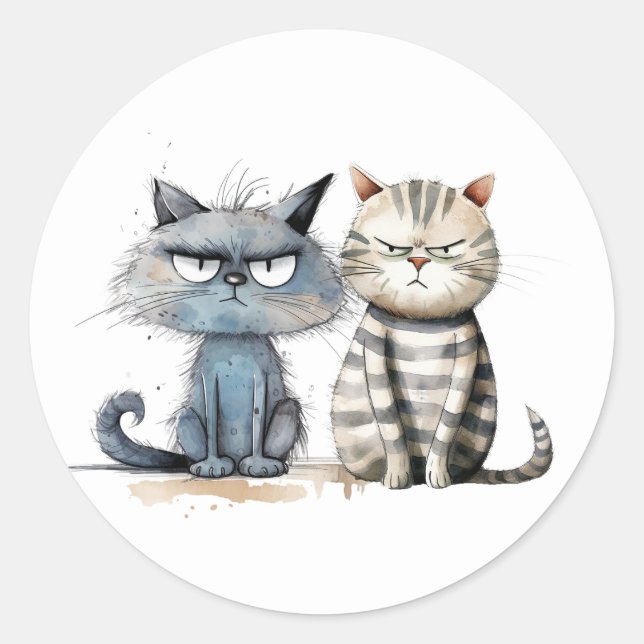 Grumpy Cats Stickers (Vorderseite)