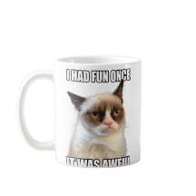 Grumpy chat Mug
