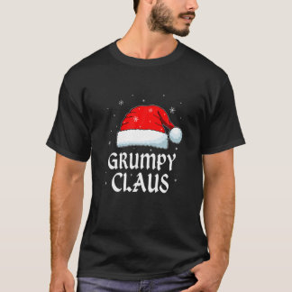 Grumpy Claus Weihnachtsmannmütze Weihnachtsfamilie T-Shirt