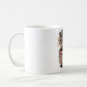 Grumpy Coffee Mug - Je cours sur le café et la hai