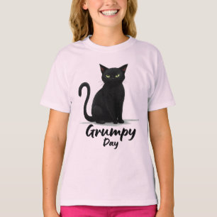 Grumpy Day mit Black Cat T-Shirt