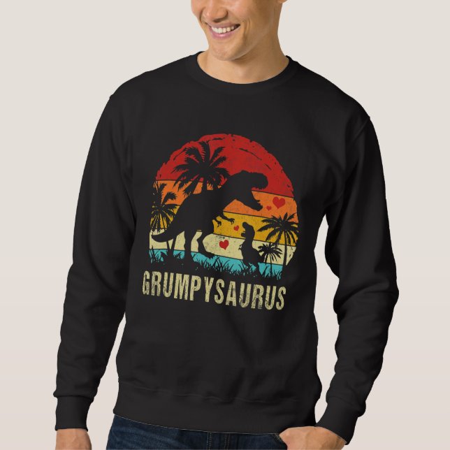 Grumpy Dinosaurier Kid Grumpy Saurus 2022 Sweatshirt (Vorderseite)
