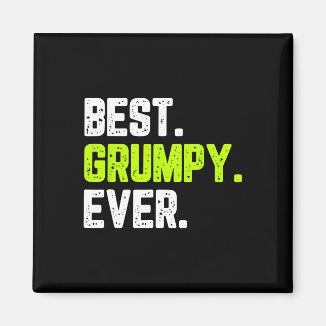 Grumpy Ever Family Funny Magnet (Vorne)