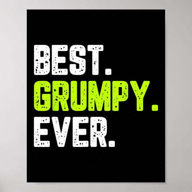 Grumpy Ever Family Funny Poster (Vorne)