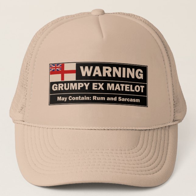 Grumpy Ex-Matelot Cap Truckerkappe (Vorderseite)