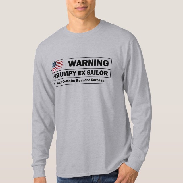 Grumpy Ex-Segler T-Shirt (Vorderseite)