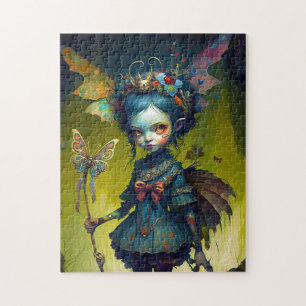 Grumpy Fairy Pixie Fantasy Art