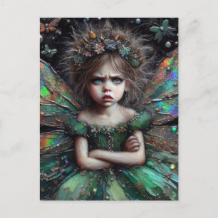 Grumpy Fairy Postkarte