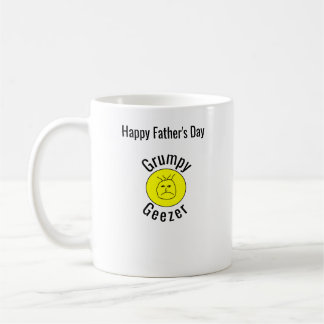 Grumpy Geezer kleines gebogenes Textlogo Kaffeetasse