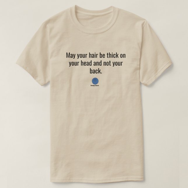 Grumpy Geezer Rückenhaare  T-Shirt (Design vorne)