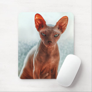 Grumpy Hairless Sphynx Cat Mousepad